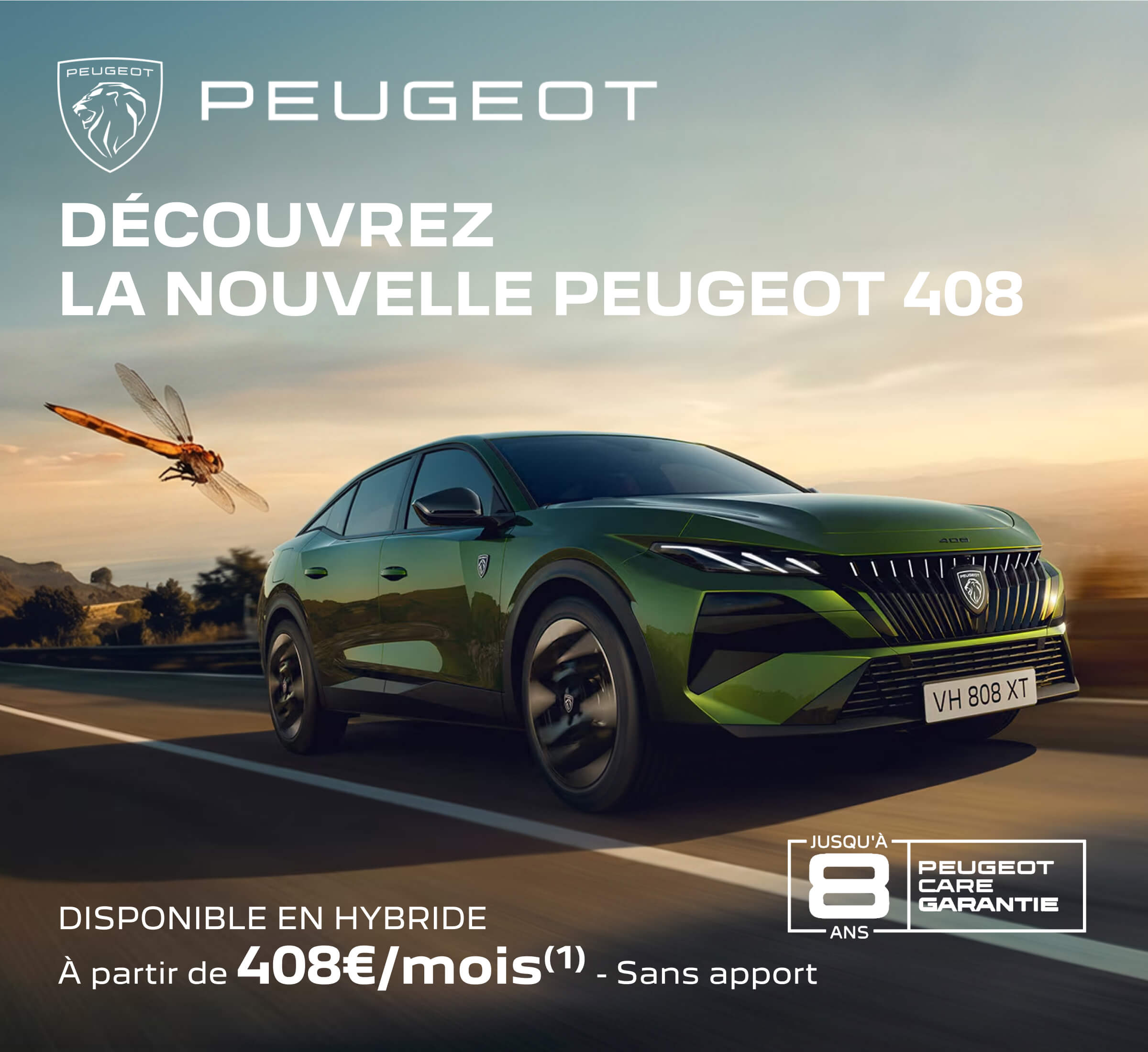 NOUVELLE PEUGEOT 408 à partir de 408€/mois